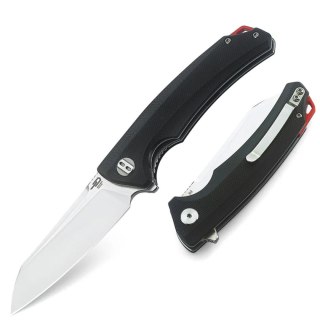 Nóż składany Bestech Texel Black G10, Stonewashed/Satin D2 by A Purvis Blades (BG21A-1) Bestech Knives