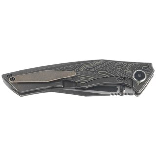 Nóż składany Bestech Togatta Bronze Titanium/Black-Green G10, Black Stonewashed/Satin M390 by Koens Craft (BT2102E) Bestech Knives