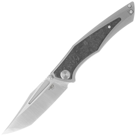 Nóż składany Bestech Togatta Grey Titanium/Marble Carbon Fiber, Satin M390 by Koens Craft (BT2102F) Bestech Knives