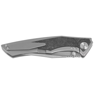 Nóż składany Bestech Togatta Grey Titanium/Marble Carbon Fiber, Satin M390 by Koens Craft (BT2102F) Bestech Knives