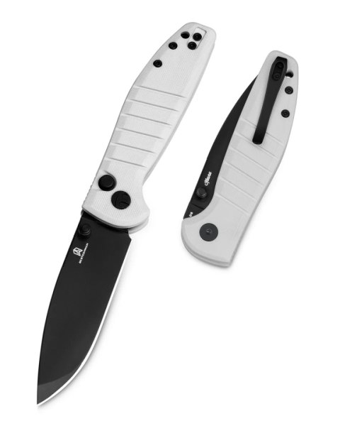 Nóż składany Bestechman Goodboy Jr. White G10, Black PVD D2 by Keanu Alfaro (BMK10I) Bestechman by Bestech Knives