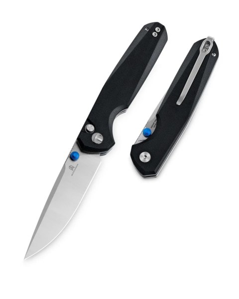 Nóż składany Bestechman Velix Black G10, Satin/Stonewashed 14C28N by Ostap Hel (BMK07A) Bestechman by Bestech Knives