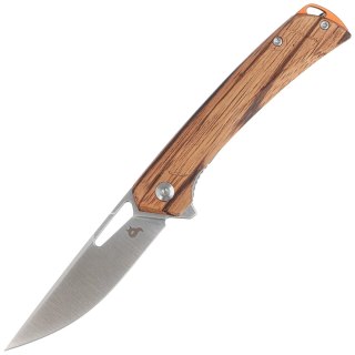 Nóż składany BlackFox Sneaky Zebrano Wood, Satin D2 (BF-768 W) FOX