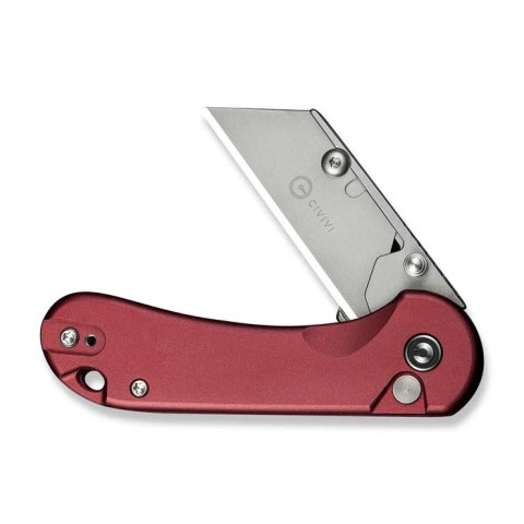 Nóż składany Civivi Elementum Utility Burgundy Aluminium, Stonewashed 6Cr13 (C23039B-5) Civivi by WE Knife