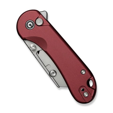 Nóż składany Civivi Elementum Utility Burgundy Aluminium, Stonewashed 6Cr13 (C23039B-5) Civivi by WE Knife