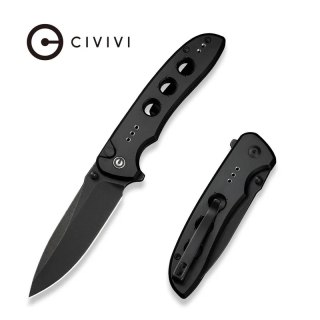 Nóż składany Civivi Hyperpulse Black Aluminium, Black Stonewashed 14C28N (C23087A-1) Civivi by WE Knife