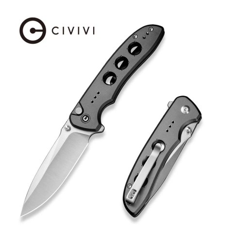 Nóż składany Civivi Hyperpulse Gray Aluminium, Satin 14C28N (C23087A-3) Civivi by WE Knife