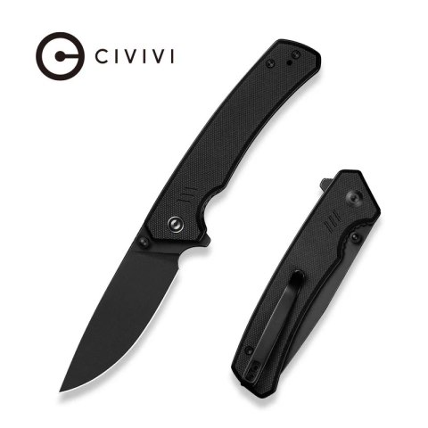 Nóż składany Civivi Merit Black G10, Black Stonewashed 14C28N (C24012-1) Civivi by WE Knife