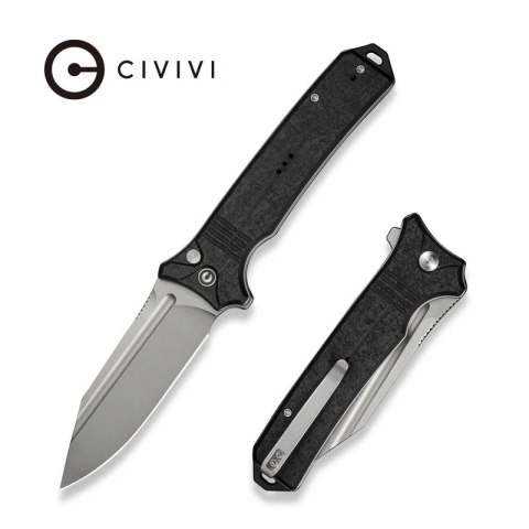 Nóż składany Civivi Neurohaptic Black G10, Stonewashed Nitro-V (C23080-2) Civivi by WE Knife