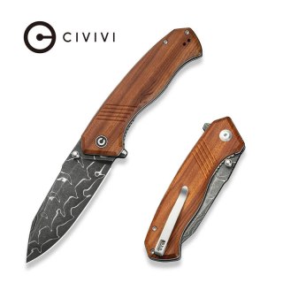 Nóż składany Civivi Placoid Guibourtia Wood, Damascus (C23079-DS1) Civivi by WE Knife
