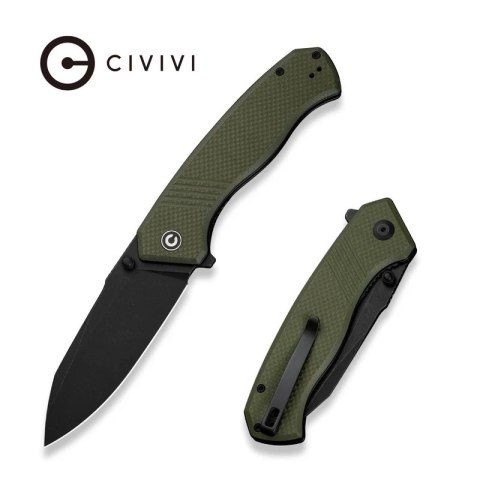 Nóż składany Civivi Placoid OD Green G10, Black Stonewashed 14C28N (C23079-3) Civivi by WE Knife