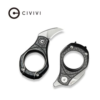 Nóż składany Civivi Pyrus Twill Carbon Fiber, Satin 14C28N by Ostap Hel (C23038-3) Civivi by WE Knife