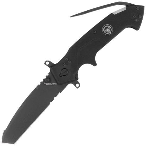 Nóż składany Extrema Ratio Glauca B1 NS Black Aluminium, Black MIL-C N690 (04.1000.0139/BLK/NS) Extrema Ratio