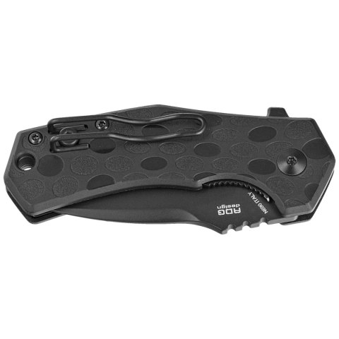 Nóż składany Fox Italico Black FRN, Black Top Shield N690Co by Antonio Di Gennaro (FX-540 B) FOX