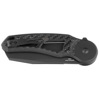 Nóż składany Fox Metamorphosis Black 3K Carbon Fiber, Black PVD M390 (FX-556-A4) FOX