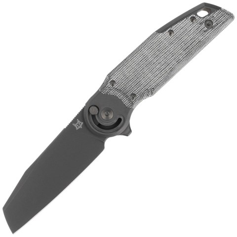 Nóż składany Fox Metamorphosis Black Micarta, Black PVD M390 (FX-556-A2) FOX