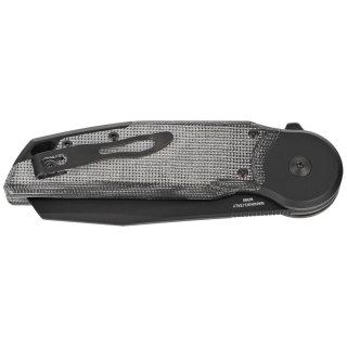 Nóż składany Fox Metamorphosis Black Micarta, Black PVD M390 (FX-556-A2) FOX
