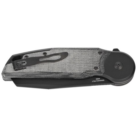 Nóż składany Fox Metamorphosis Black Micarta, Black PVD M390 (FX-556-A2) FOX