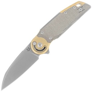 Nóż składany Fox Metamorphosis Green Micarta, Acid Stonewashed M390 (FX-556-B4) FOX