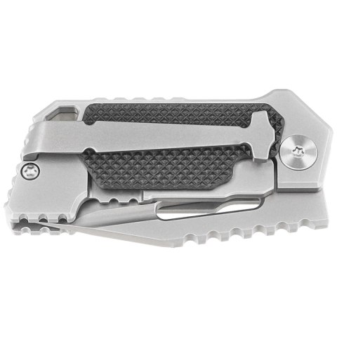 Nóż składany Midgards Messer The Utgard Nano Gray Stainless Steel/Black G10, Bead Blasted CPM D2 by Janosch Jensen (MM011) Midgards-Messer GmbH