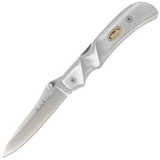 Nóż składany Muela AL-8 Gray Aluminium, Satin X50CrMoV15 Muela