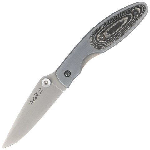 Nóż składany Muela KMC-7M Gray Aluminium/Black Micarta, Satin 440C Muela