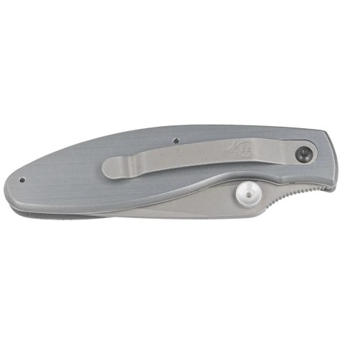 Nóż składany Muela KMC-7M Gray Aluminium/Black Micarta, Satin 440C Muela