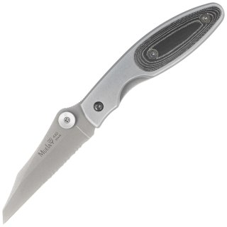 Nóż składany Muela KSC-7M Gray Aluminium/Black Micarta, Satin 440C Muela