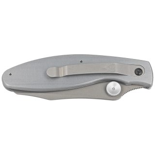 Nóż składany Muela KSC-7M Gray Aluminium/Black Micarta, Satin 440C Muela