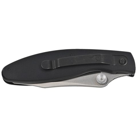 Nóż składany Muela KSC-7OL Black Aluminium/Olive Wood, Satin P/S 440C Muela