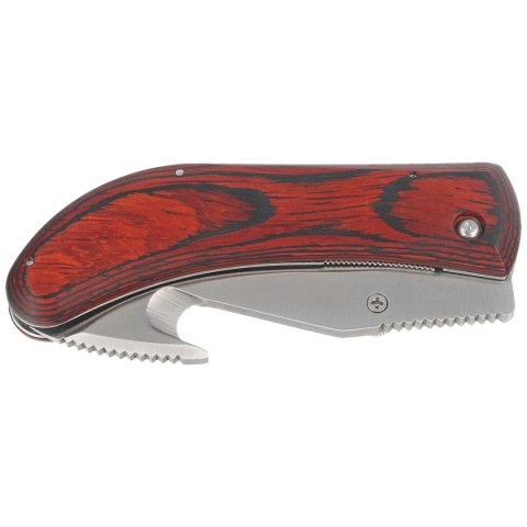 Nóż składany Muela SW-8R Red Pakka Wood, Satin X50CrMoV15 Muela