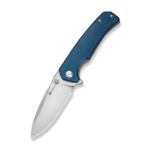 Nóż składany Sencut Skarnax Blue Canvas Micarta, Satin 9Cr18MoV (S24025-3) Sencut by We Knife
