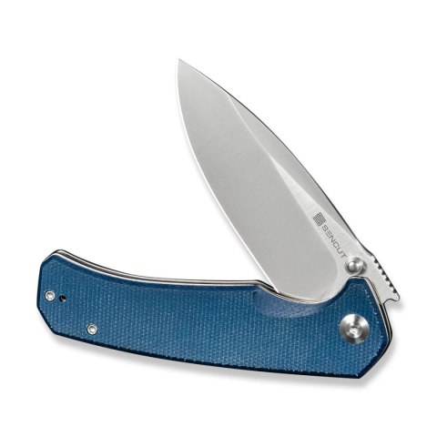 Nóż składany Sencut Skarnax Blue Canvas Micarta, Satin 9Cr18MoV (S24025-3) Sencut by We Knife