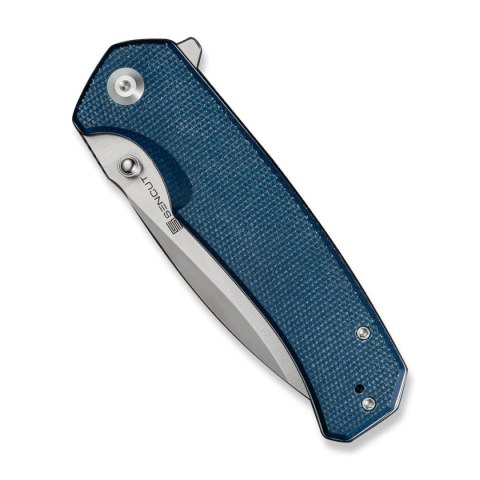 Nóż składany Sencut Skarnax Blue Canvas Micarta, Satin 9Cr18MoV (S24025-3) Sencut by We Knife