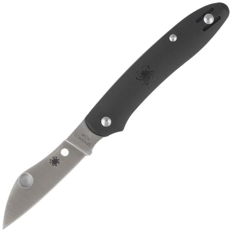 Nóż składany Spyderco Roadie XL Black FRN, Satin M398 by Sal Glesser (C267BKP) Spyderco Inc.