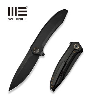 Nóż składany WE Knife Acuminal Black Titanium, Black Stonewashed Vanax (WE23070-1) WE Knife