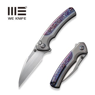 Nóż składany WE Knife Ziffius LE No 184/310 Gray Titanium/Flamed, Hand Rubbed Satin CPM 20CV (WE22024D-4) WE Knife