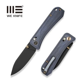 Nóż składany We Knife Bougie Banter Blue Titanium, Black Stonewashed CPM S45VN by Ben Petersen (WE24009-1) WE Knife