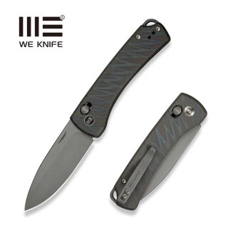 Nóż składany We Knife Nightblade Tiger Stripe Titanium, Gray Stonewashed CPM 20CV by Dutch Bushcraft Knives (WE22046-3) WE Knife