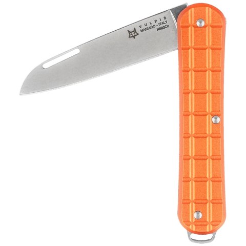 Scyzoryk Fox Vulpis Grenade Pattern Orange Aluminium, Polished N690Co (FX-VPGP130 OR) FOX