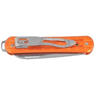 Scyzoryk Fox Vulpis Grenade Pattern Orange Aluminium, Polished N690Co (FX-VPGP130 OR) FOX