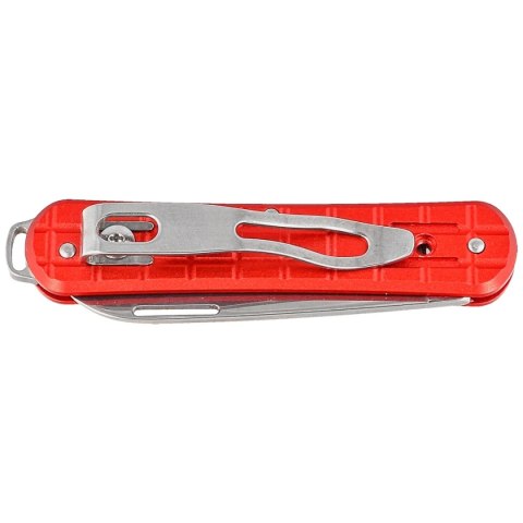 Scyzoryk Fox Vulpis Grenade Pattern Red Aluminium, Polished N690Co (FX-VPGP130 RD) FOX