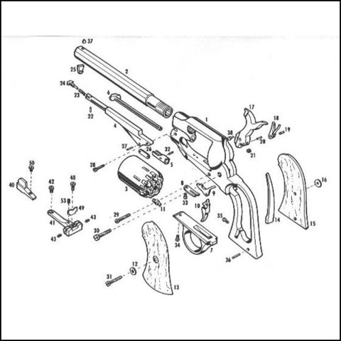 Rewolwer Pietta 1858 Remington Texas Sheriff kal .44 (RGBSH44LC) Pietta Firearms