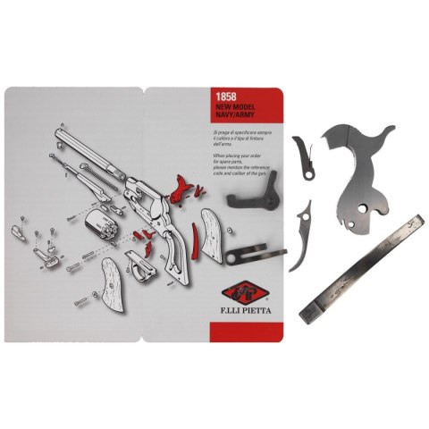 Zestaw naprawczy stainless Pietta 1858 Remington (AC077) Pietta Firearms