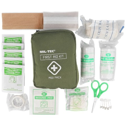 Apteczka Mil-Tec First Aid Kit Midi Pack, Olive (16025900) Mil-Tec