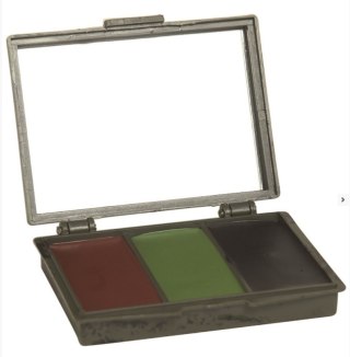 Farba maskująca 3w1 Mil-Tec z lusterkiem, Woodland (16351000) Mil-Tec