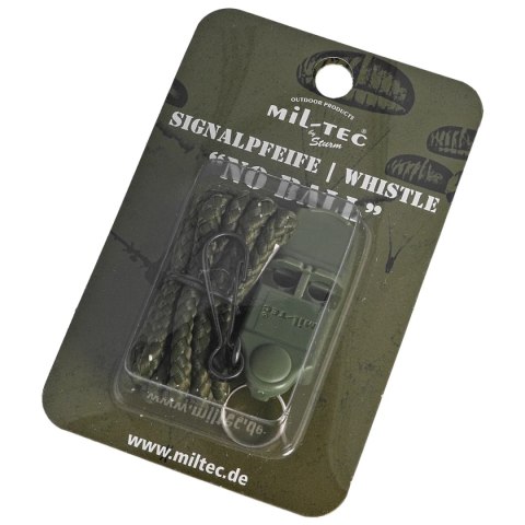 Gwizdek alarmowy Mil-Tec No Ball, Olive (16328100) Mil-Tec