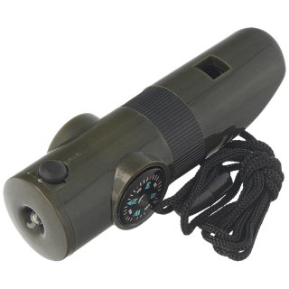 Gwizdek survivalowy Mil-Tec 6w1, Olive (16328401) Mil-Tec