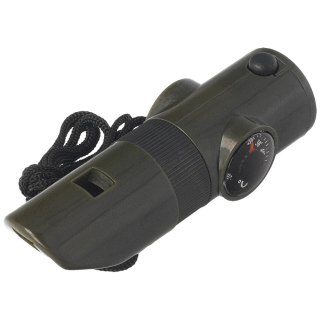 Gwizdek survivalowy Mil-Tec 6w1, Olive (16328401) Mil-Tec