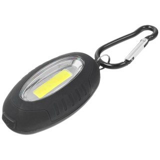 Latarka brelok Mil-Tec Mini Key Chain Light Black, 80 lumenów, 2x CR2032 (15183700) Mil-Tec